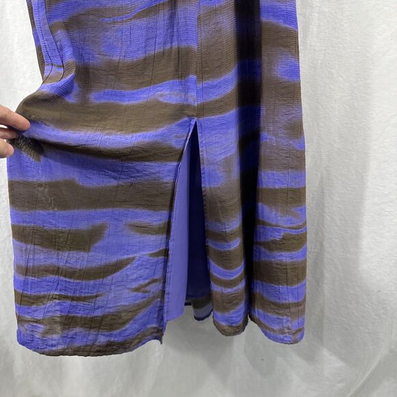 Samsoe Samsoe Annah Iris Tide Strappy Side Button Midi Dress Womens Size S - Picture 5 of 13